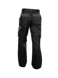 Dassy mens work pants Boston with knee padded pockets two-tone
